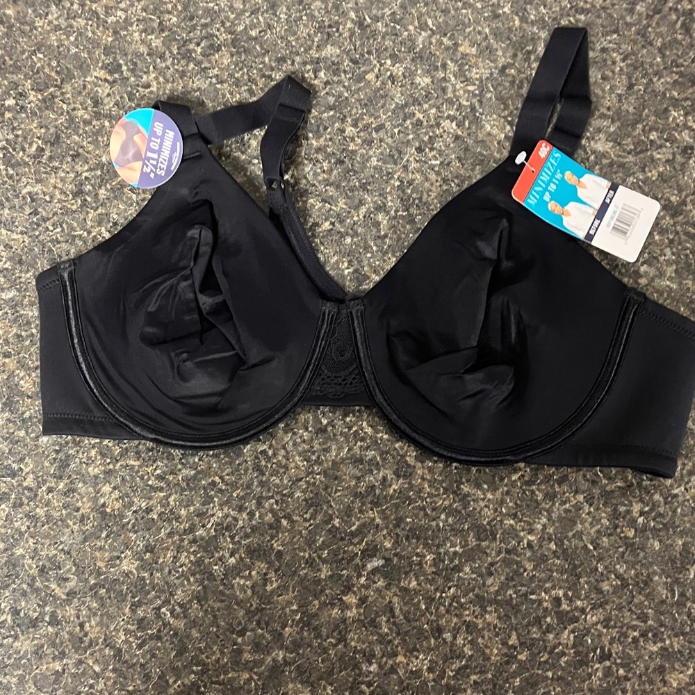 NWT vanity fair black underwire bra 40C style # 76084